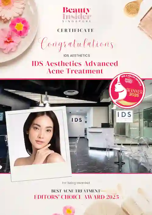 Beauty Insider Spa & Salon Awards 2025  — Editors’ Choice Award Best Acne Treatment